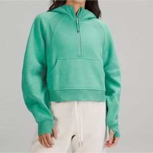 Lululemon Scuba Half Zip (hooded) in Maldives Green size M/L